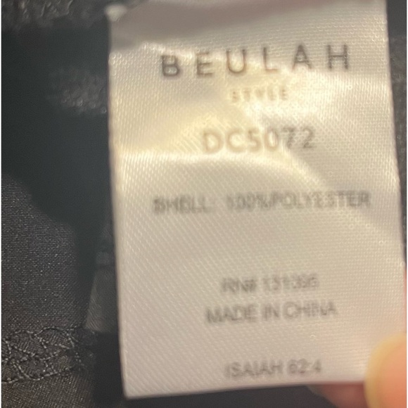 Beulah Black Mini Skirt with White Bows - Picture 5 of 5